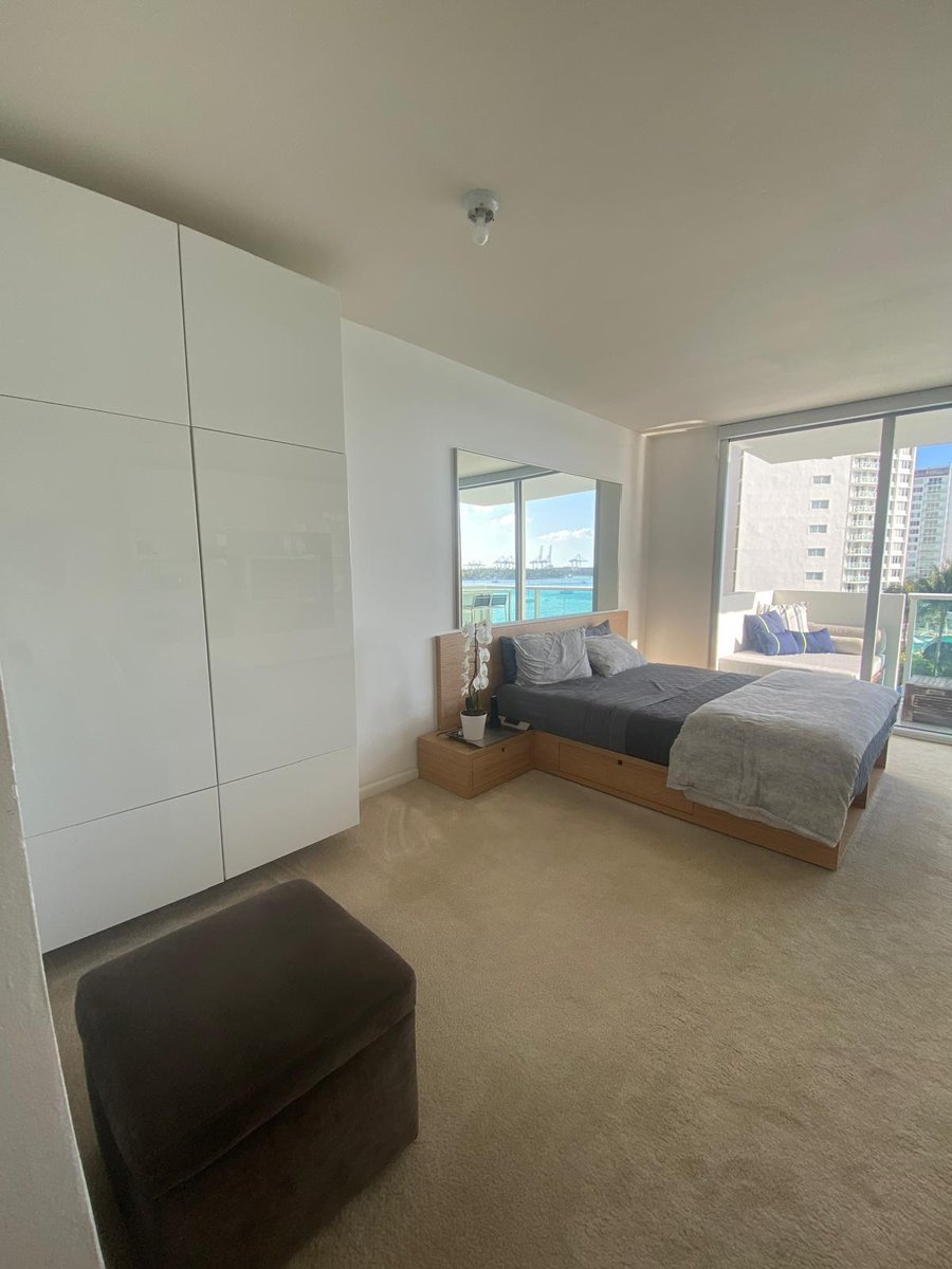 Bedroom with bay view