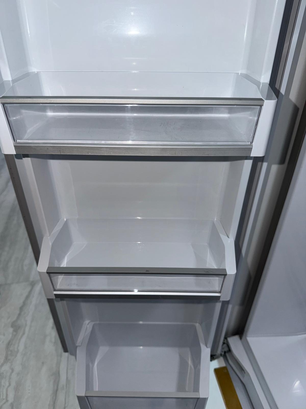 Refrigerator door shelves detailed